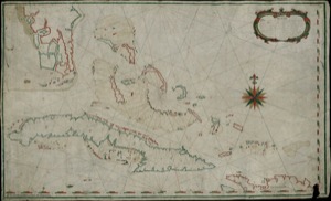 Nueba Descripción de la Isla de Cuba Parte de la Española Canal de Bahama y Bique de Neque y de Berreque y Todos sus Bancos e Islas