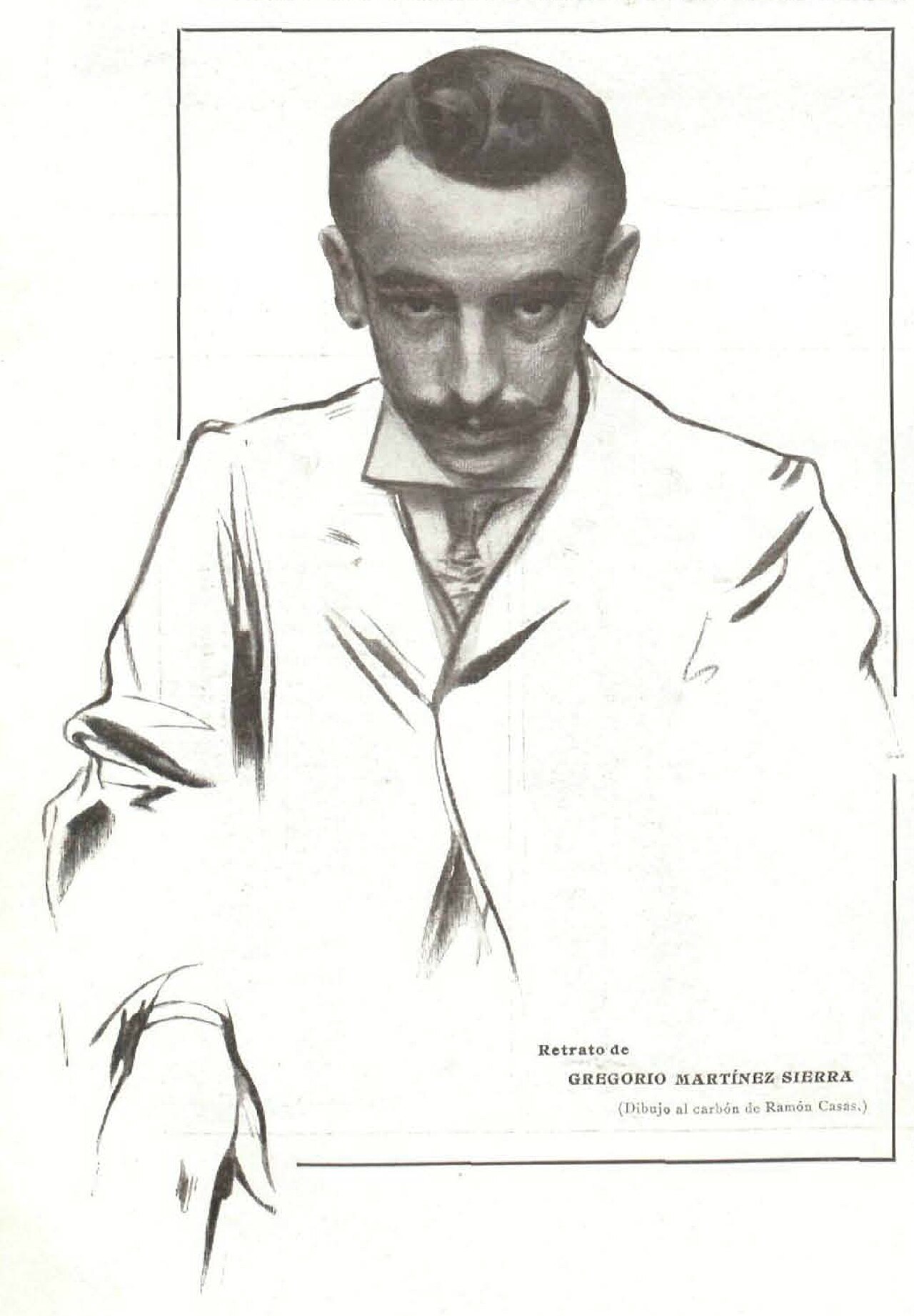 1911-03, Comedias y Comediantes, Gregorio Martínez Sierra, Ramón Casas.Jpg